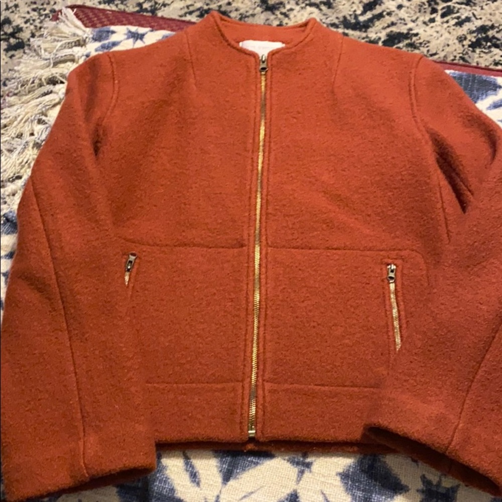 Petite Sophisticate size small dress jacket orange